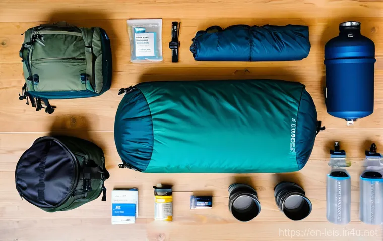 등산 가방 고르는 방법 - **Prompt: Challenging Mountain Traverse with Expedition Pack**

    A determined male hiker, rugged ...