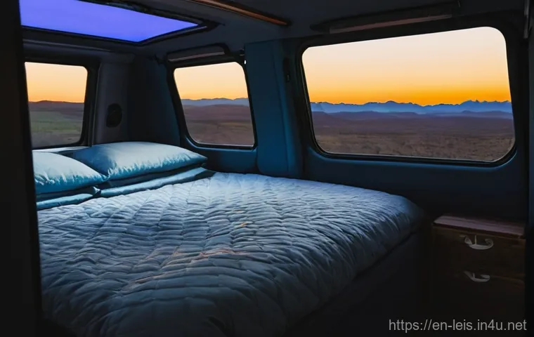 차박에 적합한 차량 추천 - **Prompt:** A cozy, inviting interior view of a tastefully converted SUV (e.g., a Subaru Outback or ...